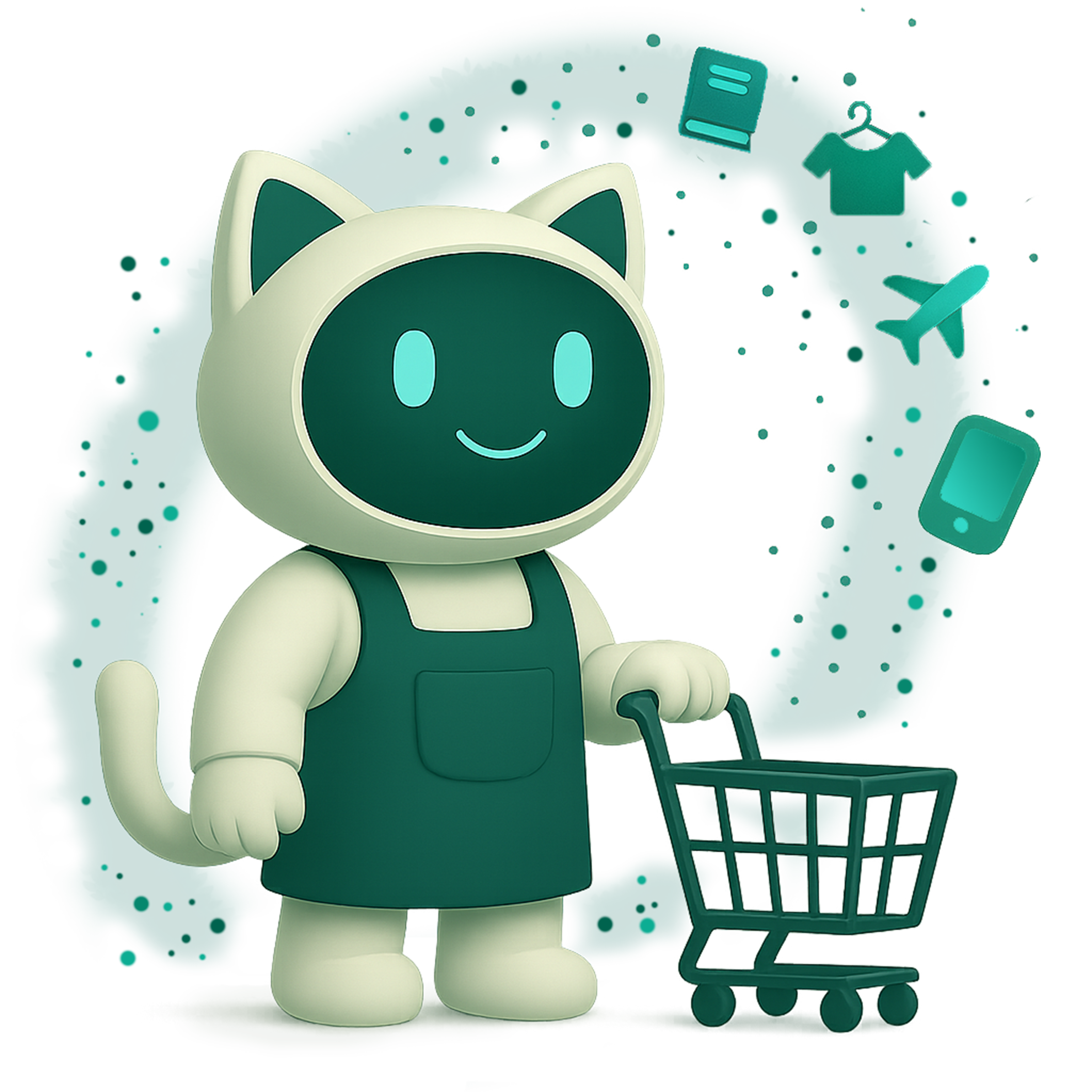 DataShuk Mascot Shuki Shopping